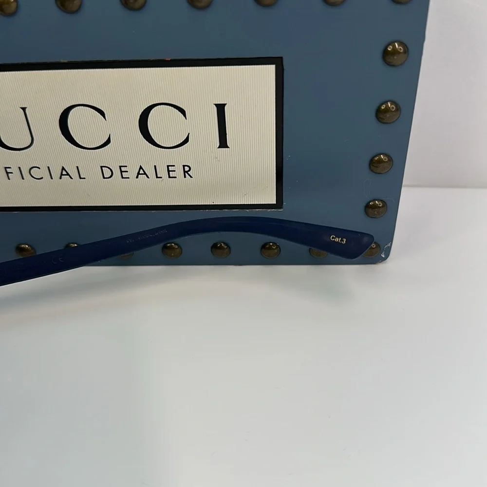 New- Gucci GG0423S 010 Pilot Sunglasses - Authentic Polarized Grey, 60mm”